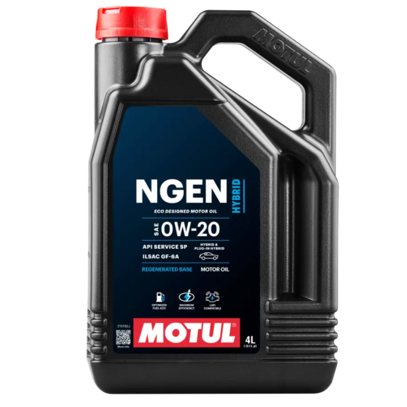 Motul Engine Oil NGEN Hybrid - Full Synthetic 0W-20 - 4L