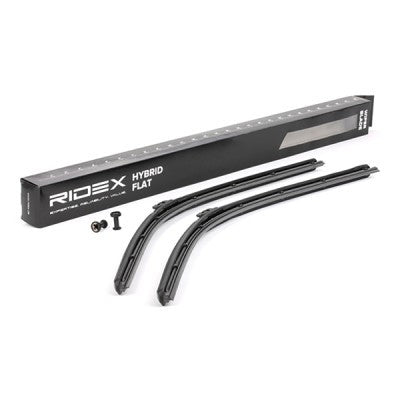 RIDEX 298W0045 Wiper Blade Pair - Front - 650/650mm (Side Pin)
