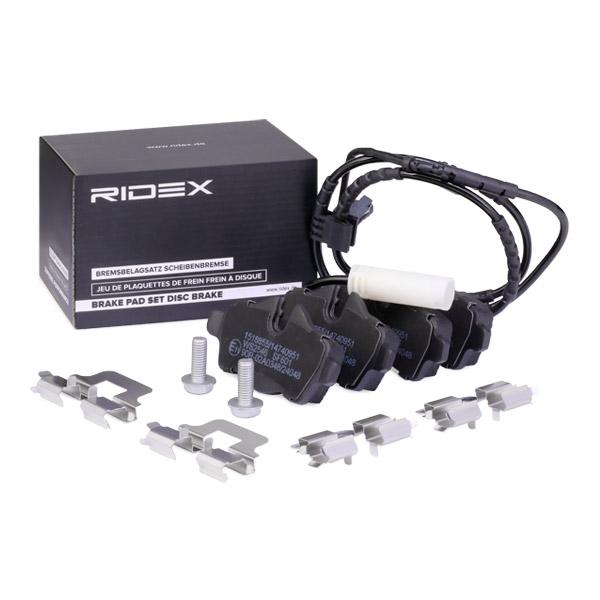 RIDEX 402B1338 Brake pad set