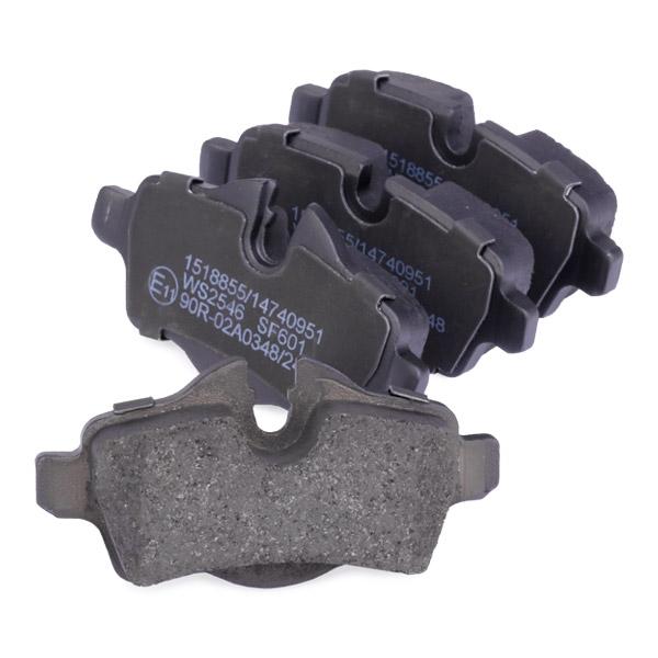 RIDEX 402B1338 Brake pad set