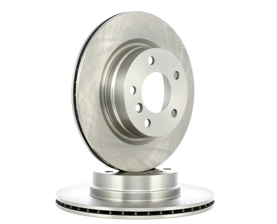 RIDEX 82B0168 Brake Disc, Rear Axle, Vented, Uncoated (pair)