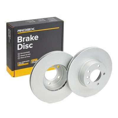 RIDEX 82B0273 Brake Disc front axle (pair)