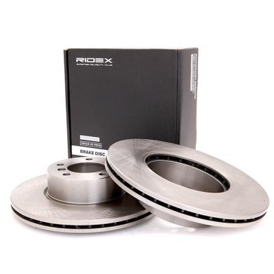 RIDEX 82B0273 Brake Disc front axle (pair)