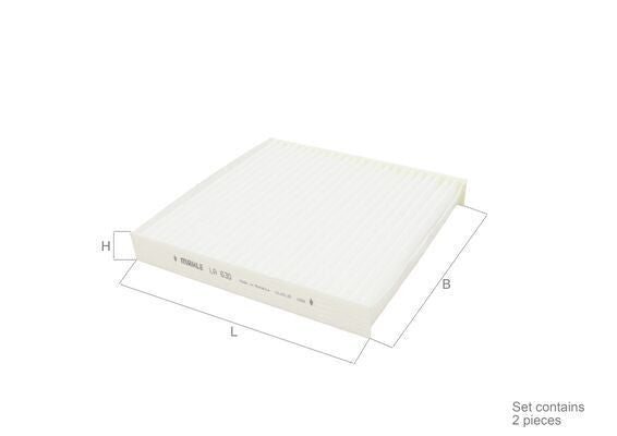 MAHLE LA 630/S Pollen filter
