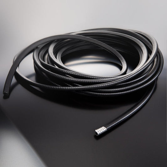 RIDEX 2057D0007 Door Seal Metal, PVC