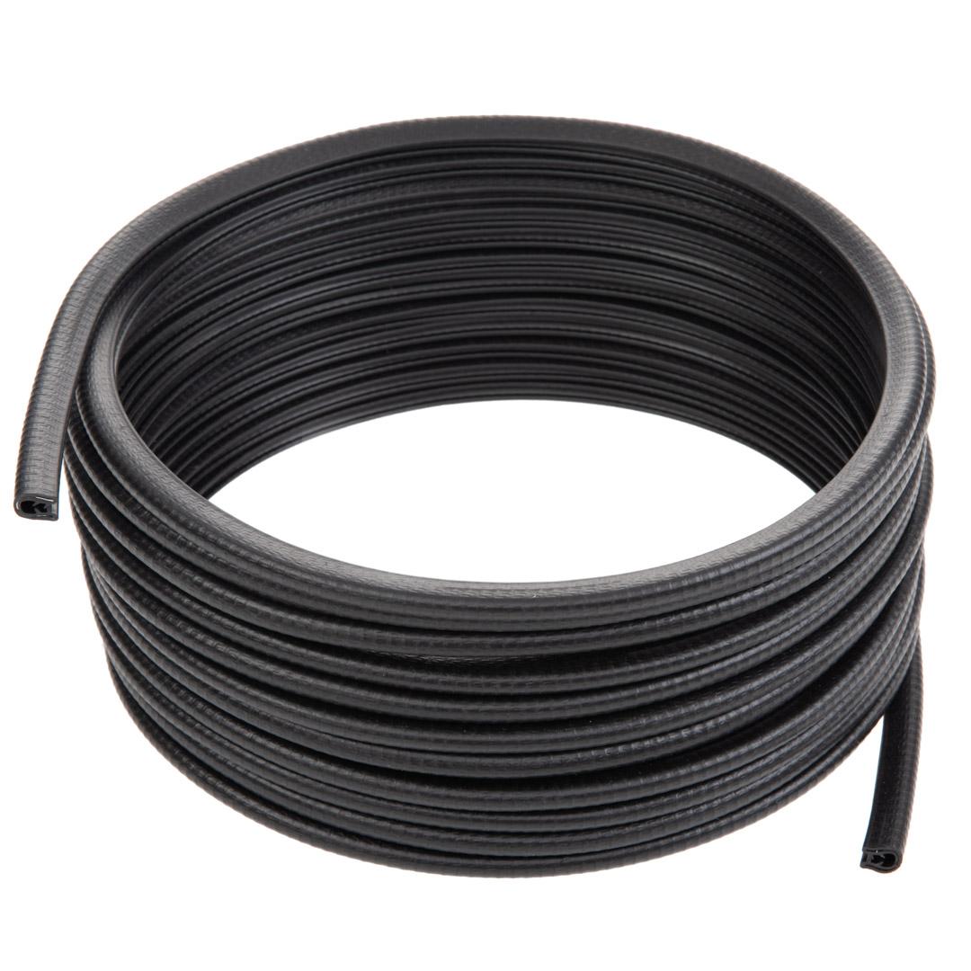 RIDEX 2057D0007 Door Seal Metal, PVC