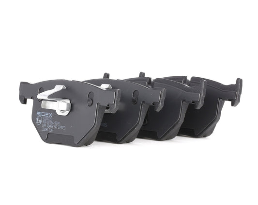 RIDEX 402B0051 Brake pad set Rear axle