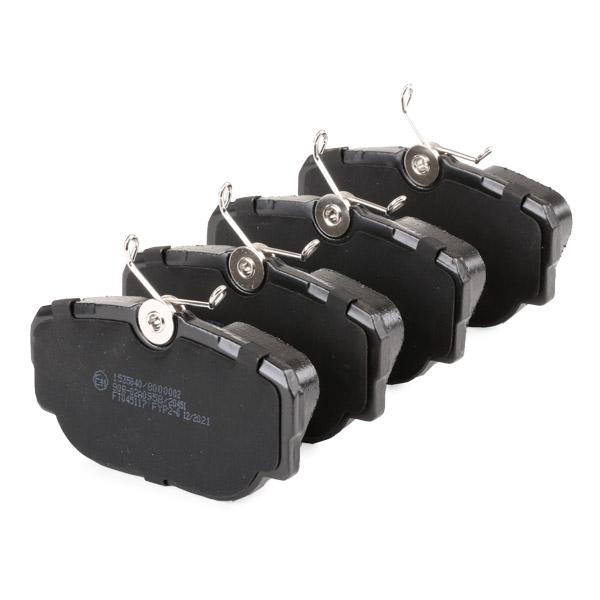 RIDEX 402B0227 Brake pad set