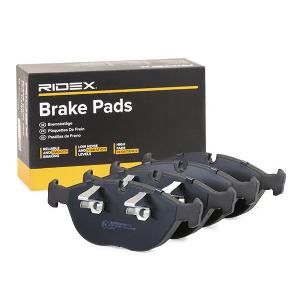 RIDEX 402B0505 Brake pad set