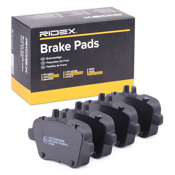 RIDEX 402B0631 Brake Pad Set for Mercedes - Rear axle
