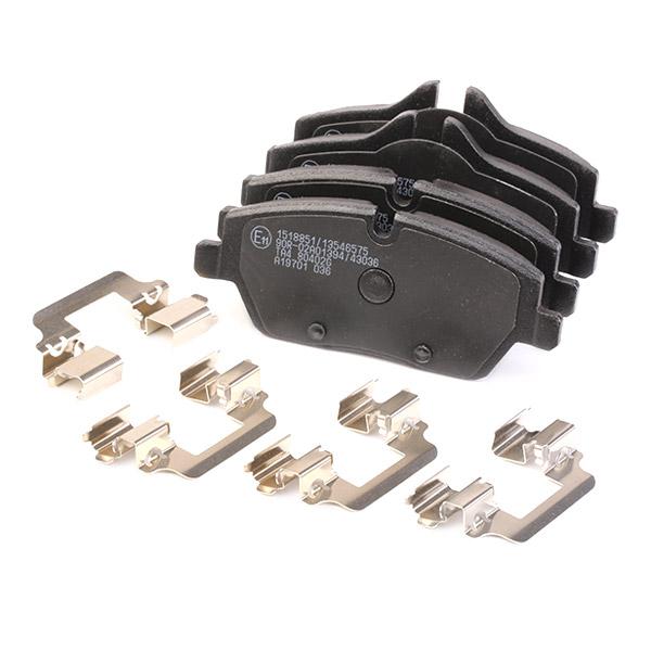RIDEX 402B1149 Brake pad set for BMW i3 (I01)