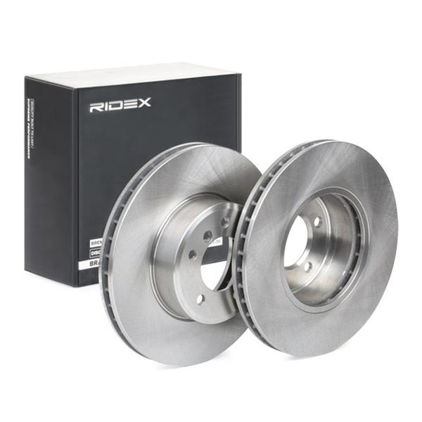 RIDEX 82B0202 Brake Disc - front axle (pair)