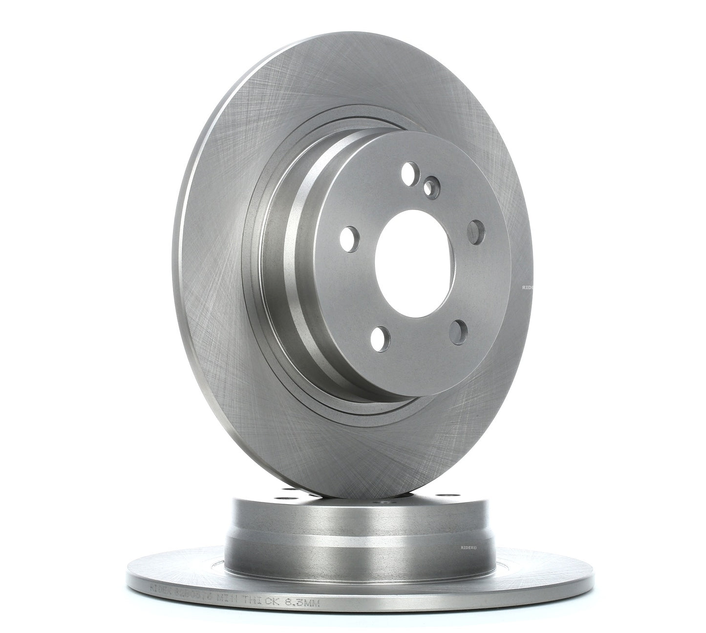 RIDEX 82B0376 Brake disc Rear axle (pair) - for Mercedes-Benz