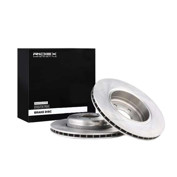RIDEX 82B0529 Brake Disc - rear axle (pair)