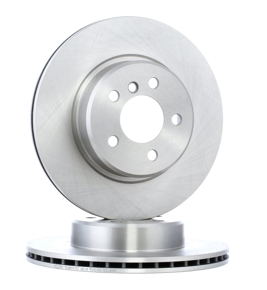 RIDEX 82B0707 Brake Disc - front axle (pair)