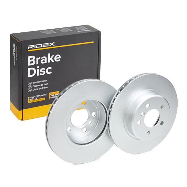 RIDEX 82B0707 Brake Disc - front axle (pair)