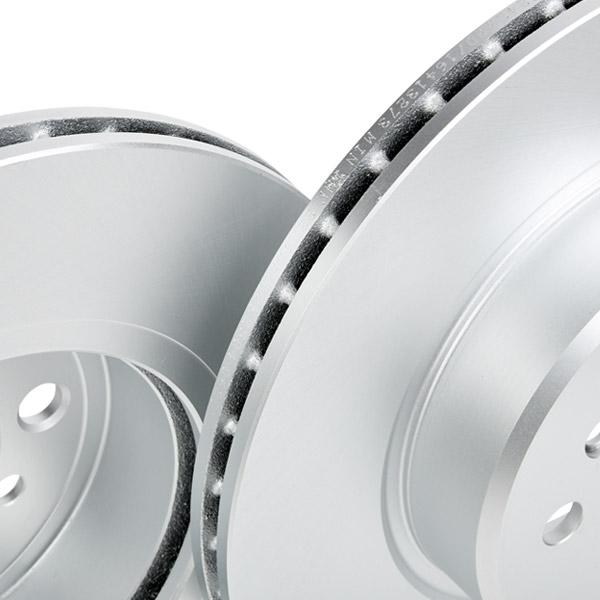 RIDEX 82B0707 Brake Disc - front axle (pair)