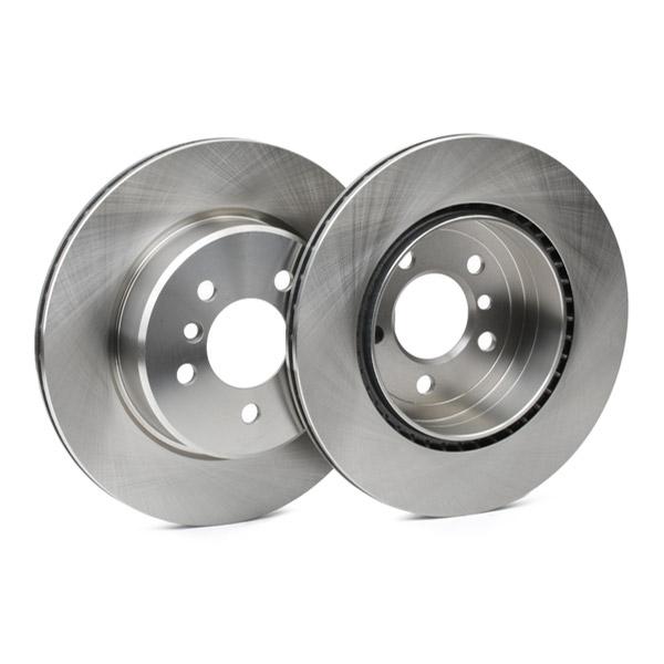 RIDEX 82B0739 Brake Disc - rear axle (pair)