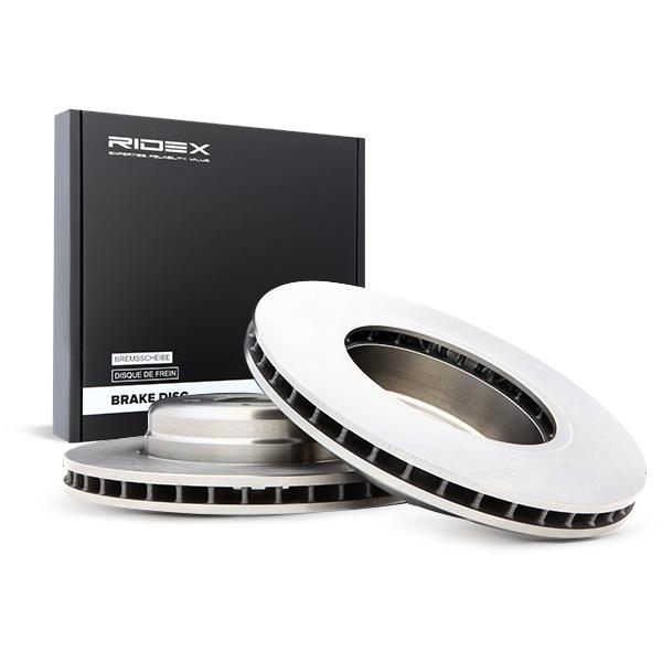 RIDEX 82B0779 Brake Disc - front axle (pair)
