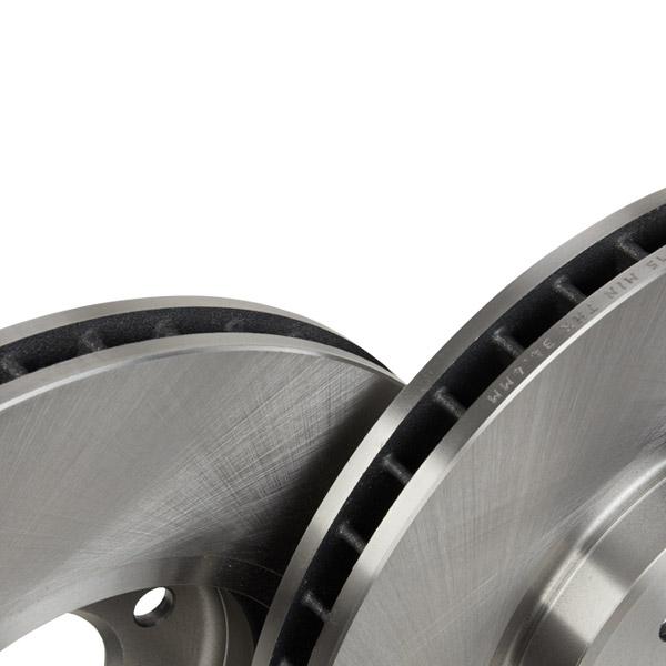 RIDEX 82B0958 Brake Disc - front axle (pair)