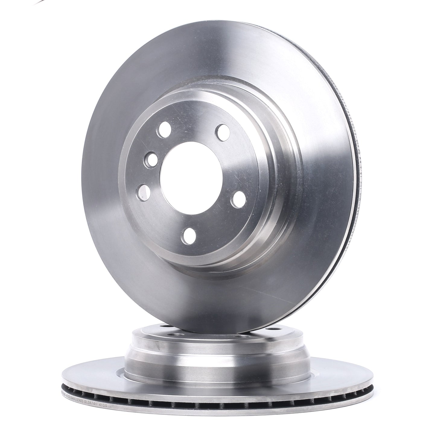 RIDEX 82B1433 Brake Disc - rear axle (pair)