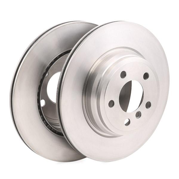 RIDEX 82B1433 Brake Disc - rear axle (pair)