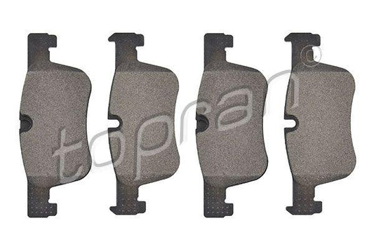 TOPRAN 502 645 Brake pad set Front axle