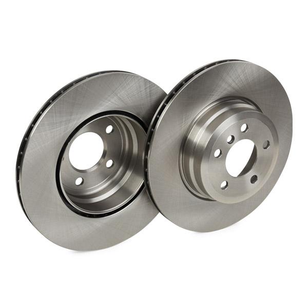 RIDEX 82B1010 Brake Disc - rear axle (pair)