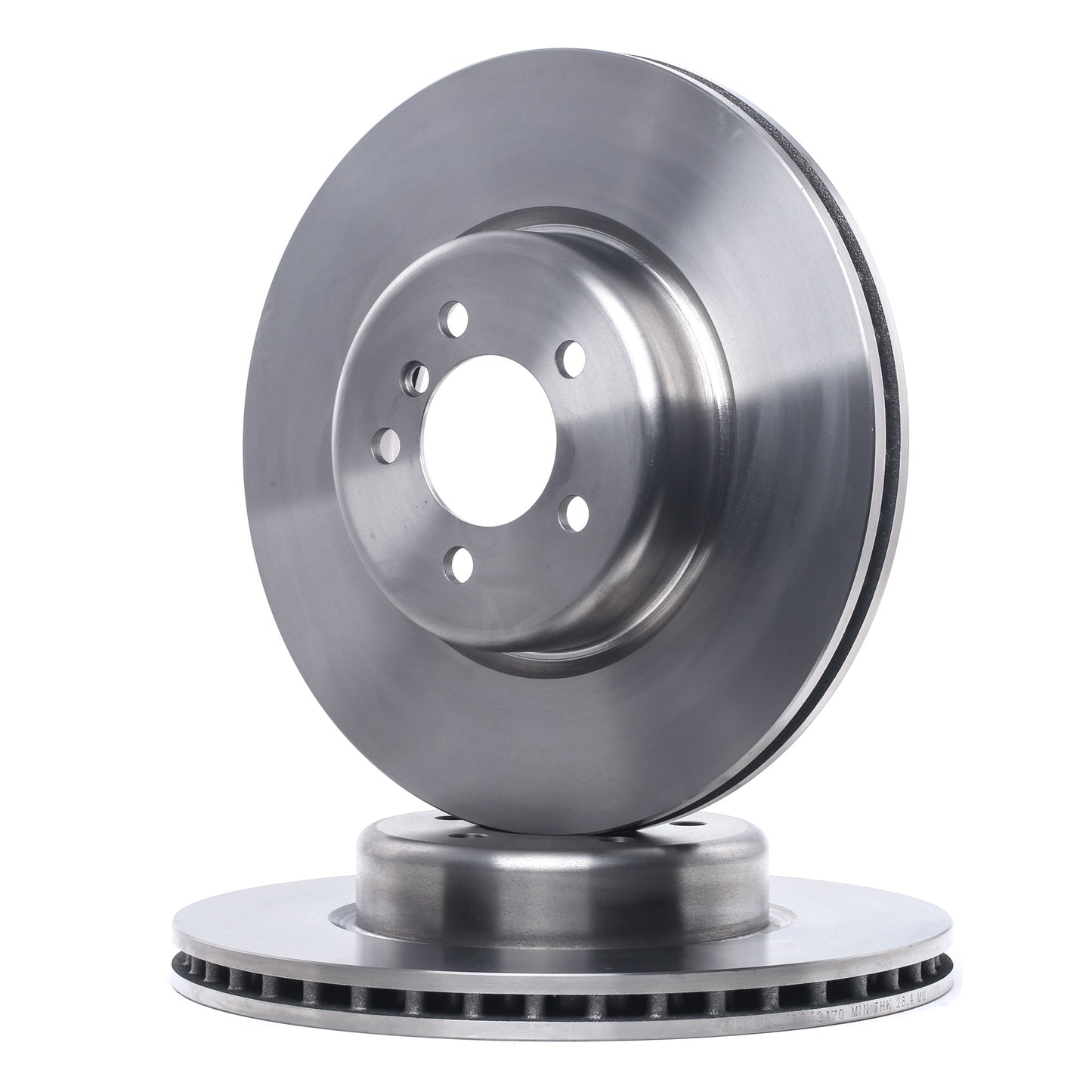 RIDEX 82B1076 Brake Disc - front axle (pair)