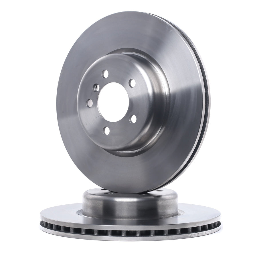 RIDEX 82B1076 Brake Disc - front axle (pair)