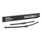 RIDEX 298W0061 Wiper Blade Pair - Front - 650/450mm (Side Pin)