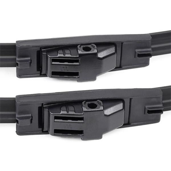 RIDEX 298W0533 Wiper Blade Pair - Front - 600/500 (Pin Type)