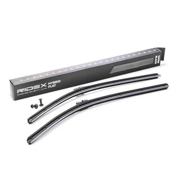 RIDEX 298W0054 Wiper Blade Pair - Front - 600/600mm (Side Pin)