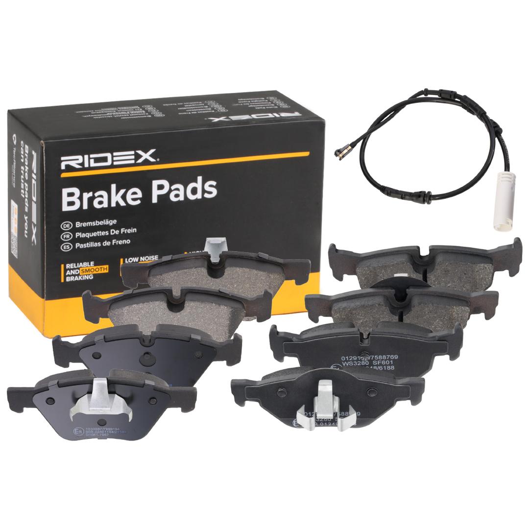 RIDEX 402B1661 Brake pad set