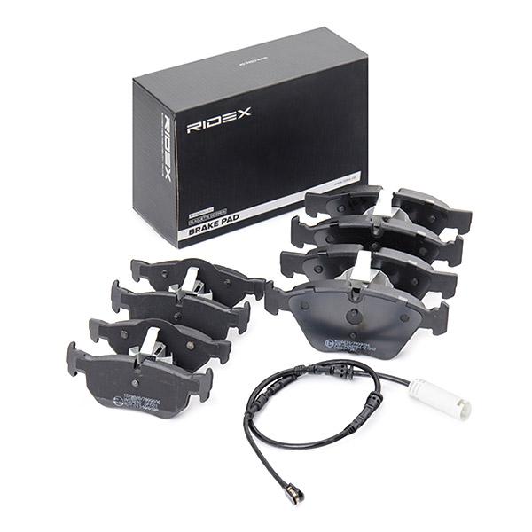 RIDEX 402B1661 Brake pad set