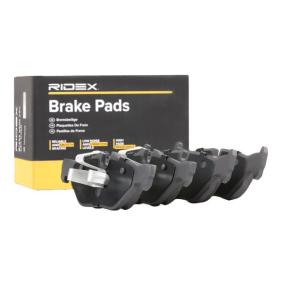 RIDEX 402B0071 Brake pad set Rear Axle - for BMW
