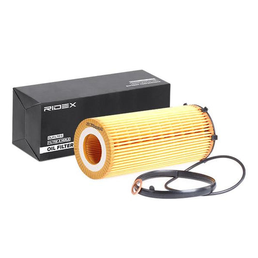 RIDEX 7O0123 Oil Filter with gaskets/seals, Filter Insert - for BMW
