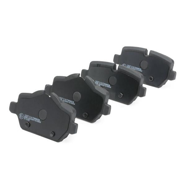 RIDEX 402B0139 Brake pad set with anti-squeak plate - for BMW