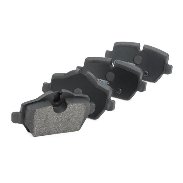 RIDEX 402B0139 Brake pad set with anti-squeak plate - for BMW