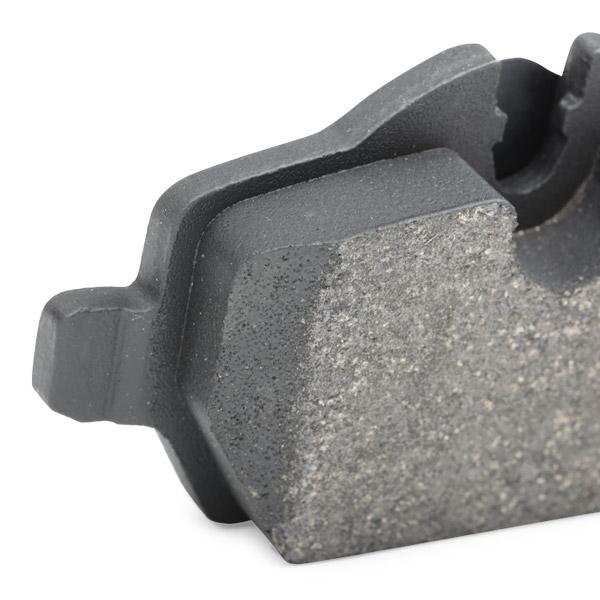 RIDEX 402B0139 Brake pad set with anti-squeak plate - for BMW