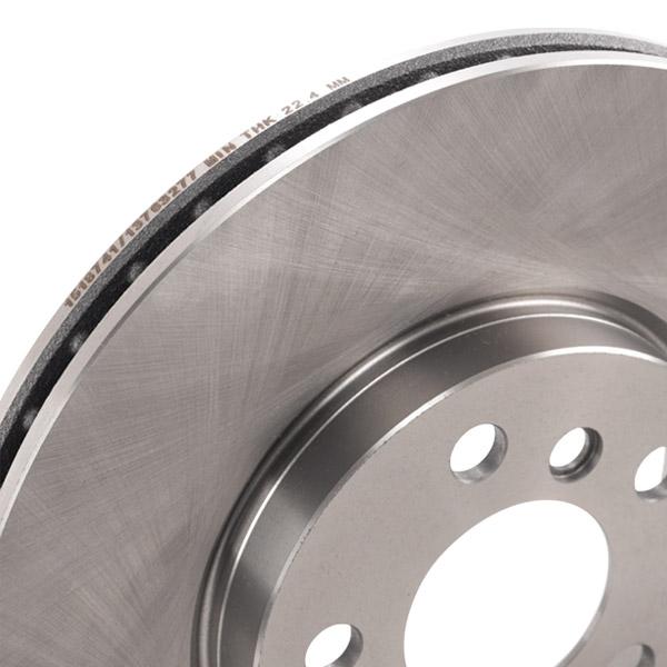 RIDEX 82B1772 Brake Disc - front axle (pair)