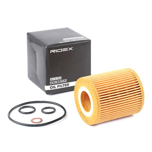 RIDEX 7O0061 Oil Filter; Filter Insert - for BMW