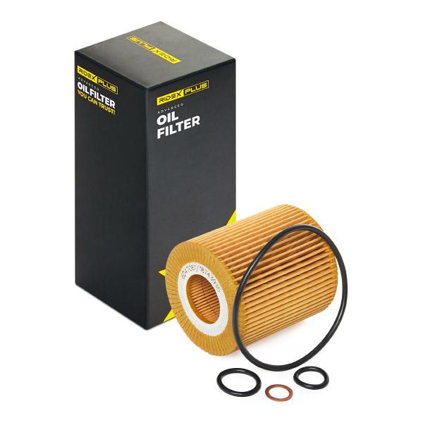 RIDEX 7O0061P Oil Filter; Filter Insert - for BMW