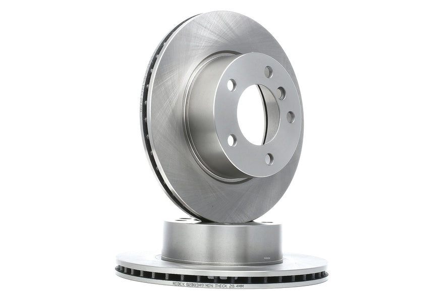 RIDEX 82B0349 Brake Disc - front axle (pair)