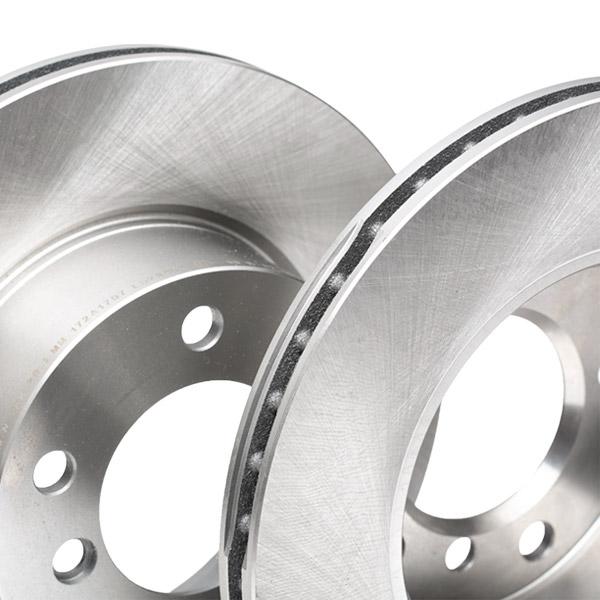 RIDEX 82B0349 Brake Disc - front axle (pair)