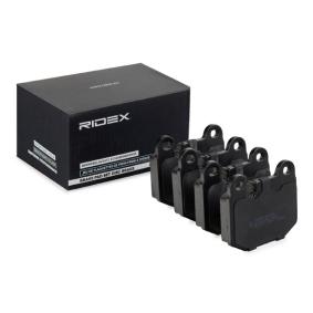 RIDEX 402B0757 Brake pad set