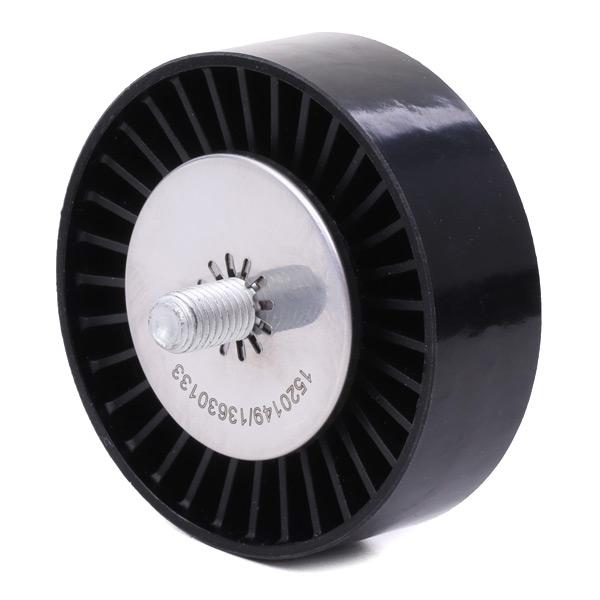 RIDEX 312D0056 Deflection / Guide Pulley, v-ribbed belt with bolts