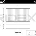 RIDEX 424I0388 Pollen filter - for BMW