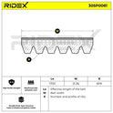 RIDEX 305P0081 V-ribbed belt