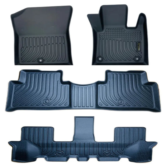 Kia Sorento (2022-2024) NX4 - 3 Rows - Floor Mats All Weather 3D/5D